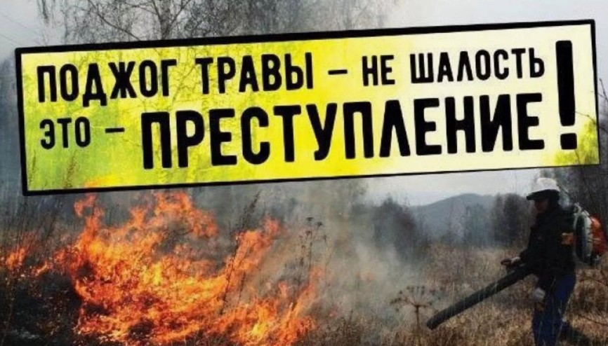 Пал травы опасен!.